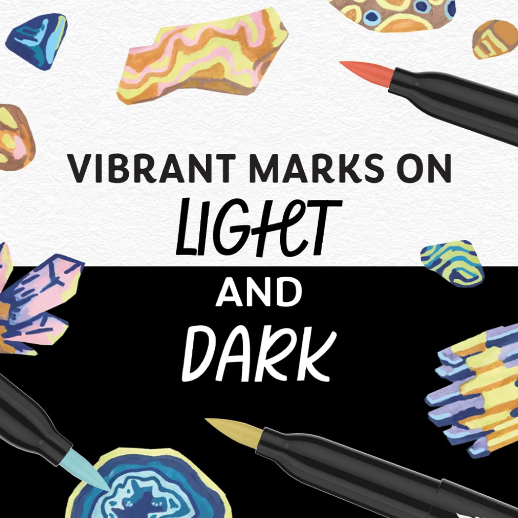 Creative Marker Brush Tip 5-pack Earth Tones
