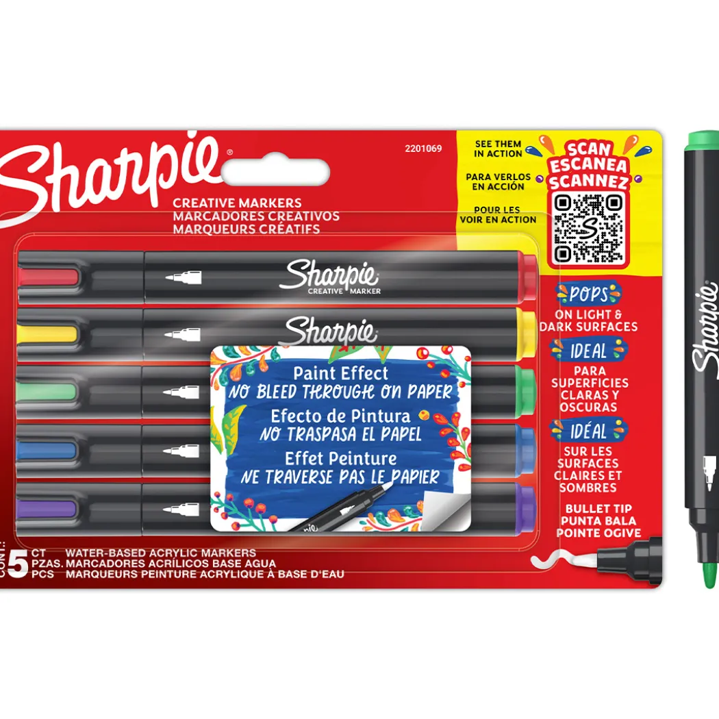 Creative Marker Bullet Tip 5-pack