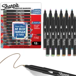Creative Marker Fine Tip 12-pack Earth Tones