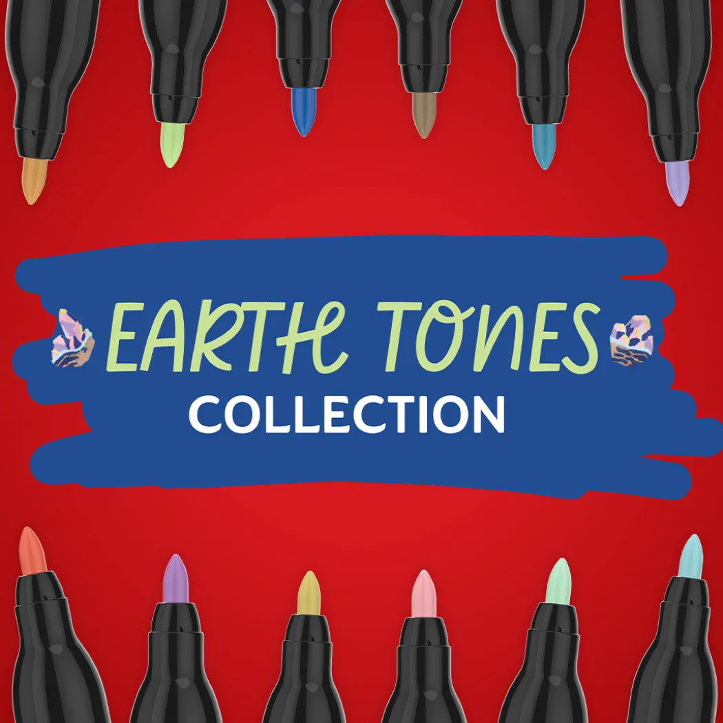 Creative Marker Fine Tip 12-pack Earth Tones