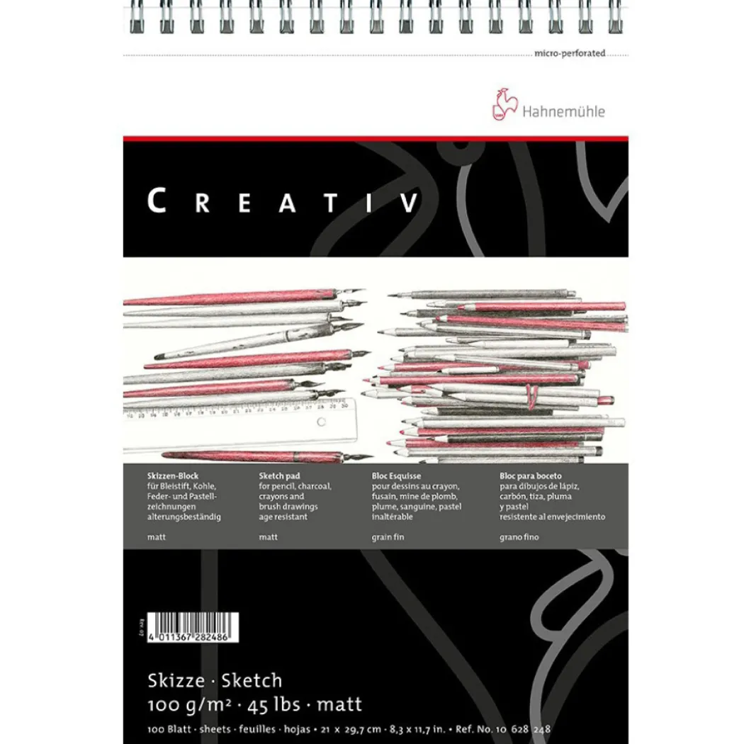 Creativ Skissblock spiral A4