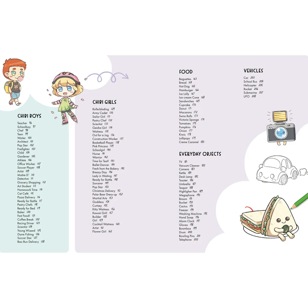200 Cute Things to Draw