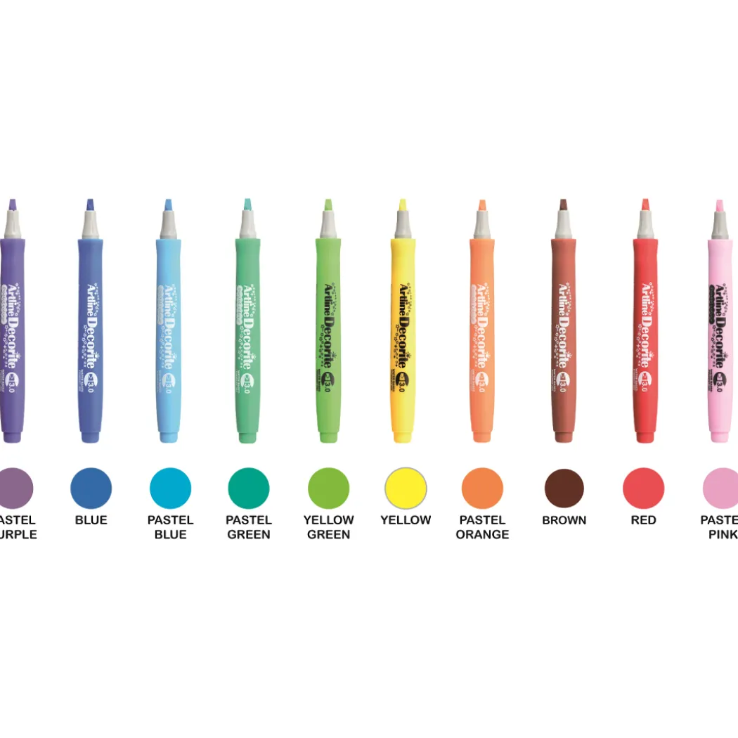 Decorite Calligraphy 10-pack Carnival