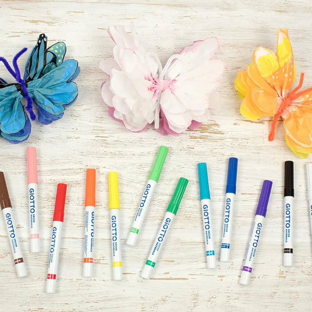 Decor Materials Paint Markers 12-pack (5 år+)