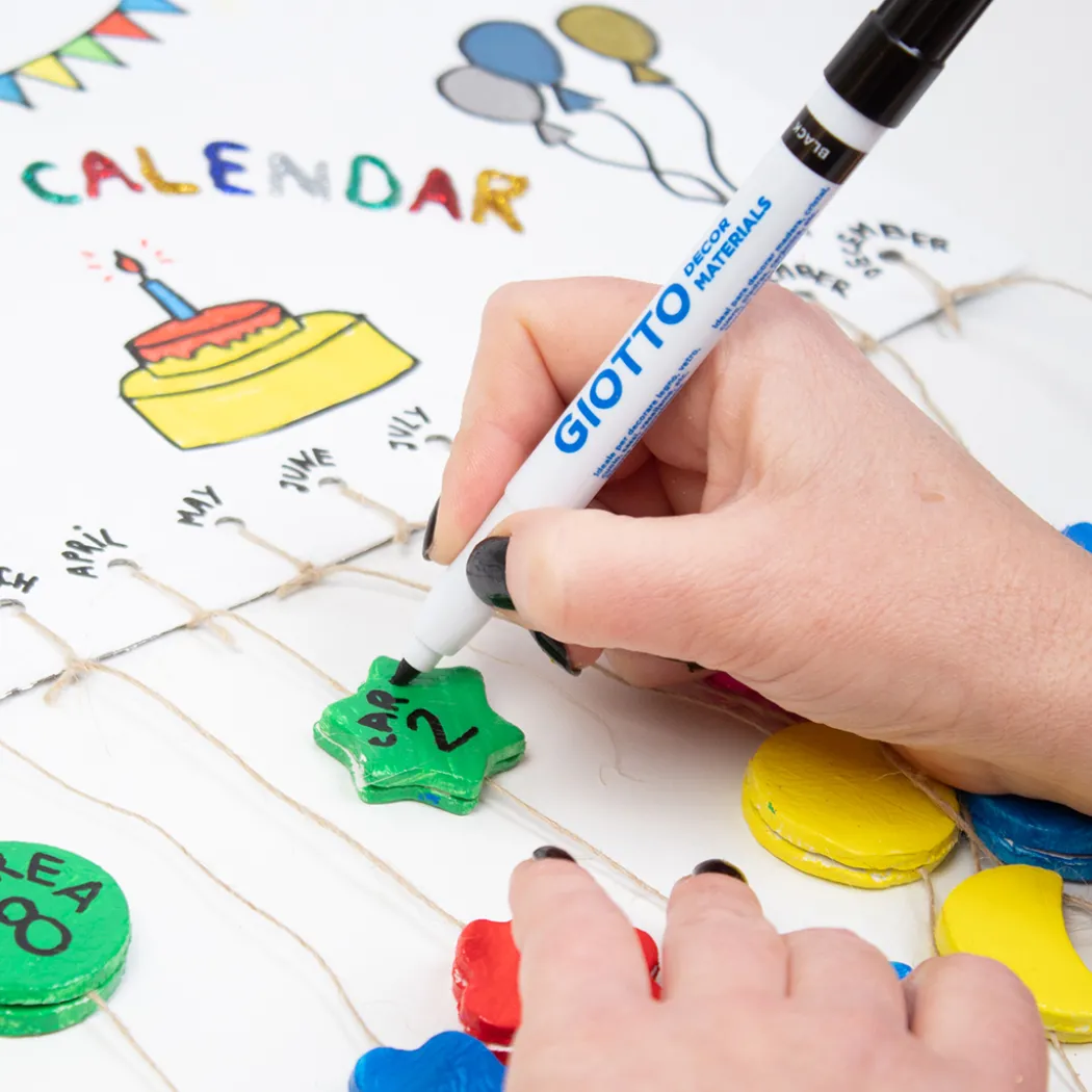 Decor Materials Paint Markers 12-pack (5 år+)