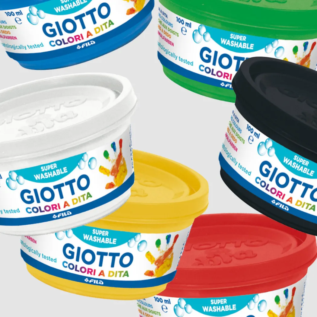 Dita Fingerfärg 6x100 ml