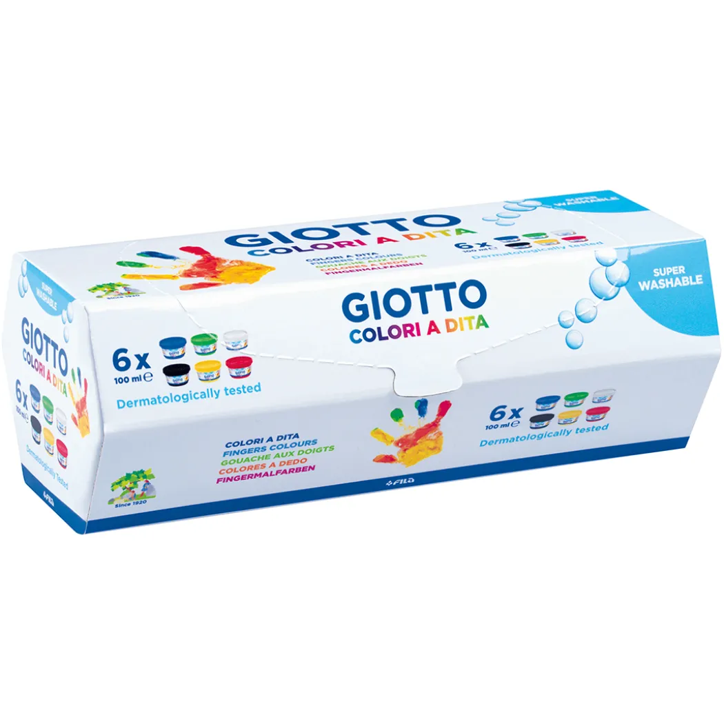 Dita Fingerfärg 6x100 ml