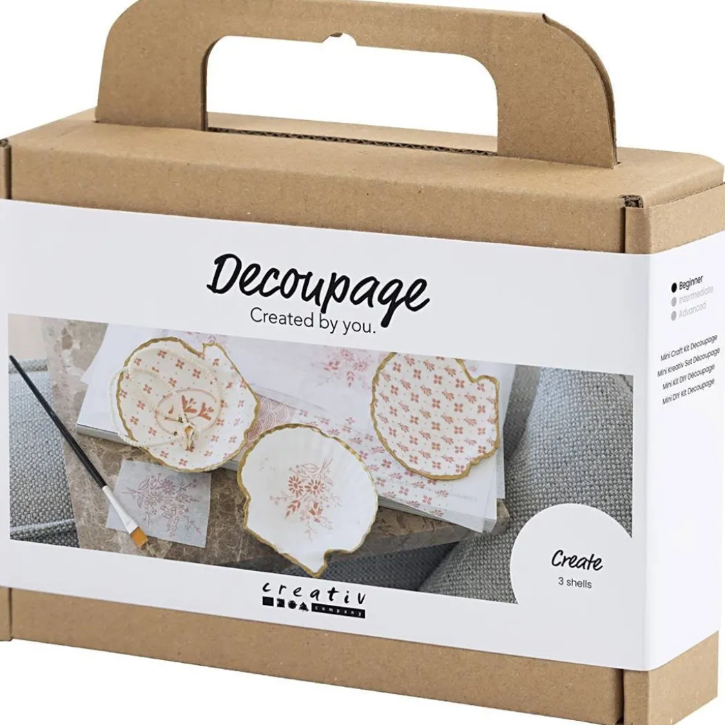 DIY Découpage-kit Snäckskal