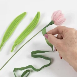 DIY-kit Blommor av piprensare Tulpaner