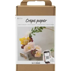DIY-kit Pappersblommor Blomsterkrans