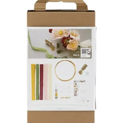 DIY-kit Pappersblommor Blomsterkrans