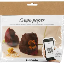 DIY-kit Pappersblommor Vallmo