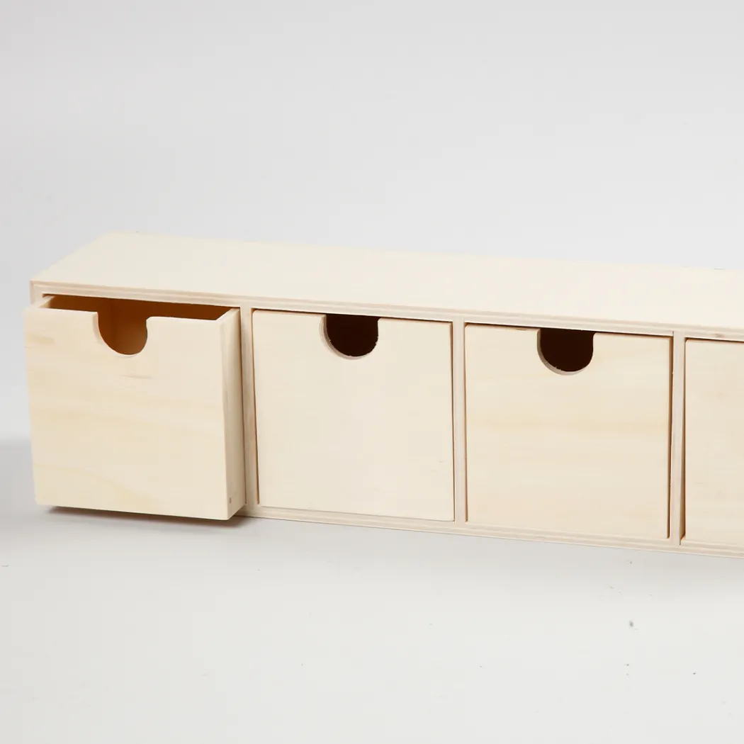 DIY Minibyrå 4 lådor