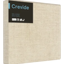 Djup Målarduk 3D Linne Natur 40x40