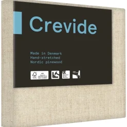 Djup Målarduk 3D Linne Natur 20x20