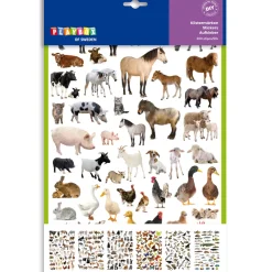 Djurstickers 6 Ark