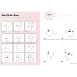Draw Manga Faces, Heads and Hairstyles