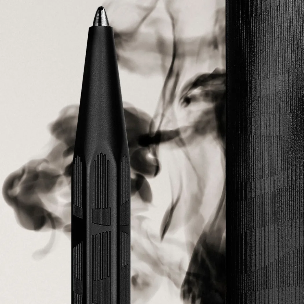 Ecridor Black Lines Set Kulpenna och Läderfodral