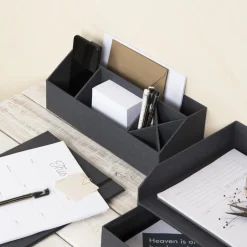 Elisa Desktop Organizer Svart