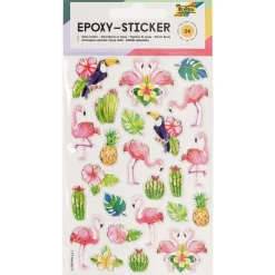 Epoxy stickers Tropical 1 Ark