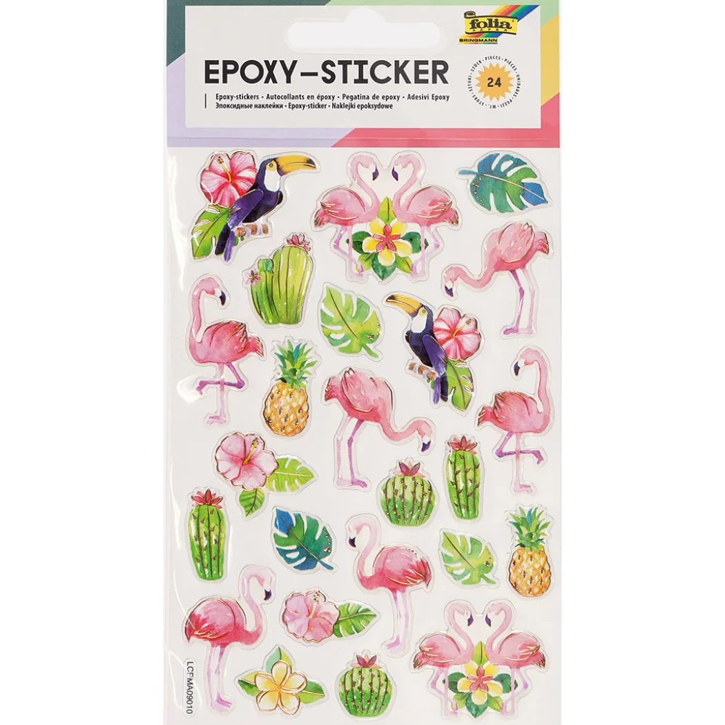 Epoxy stickers Tropical 1 Ark