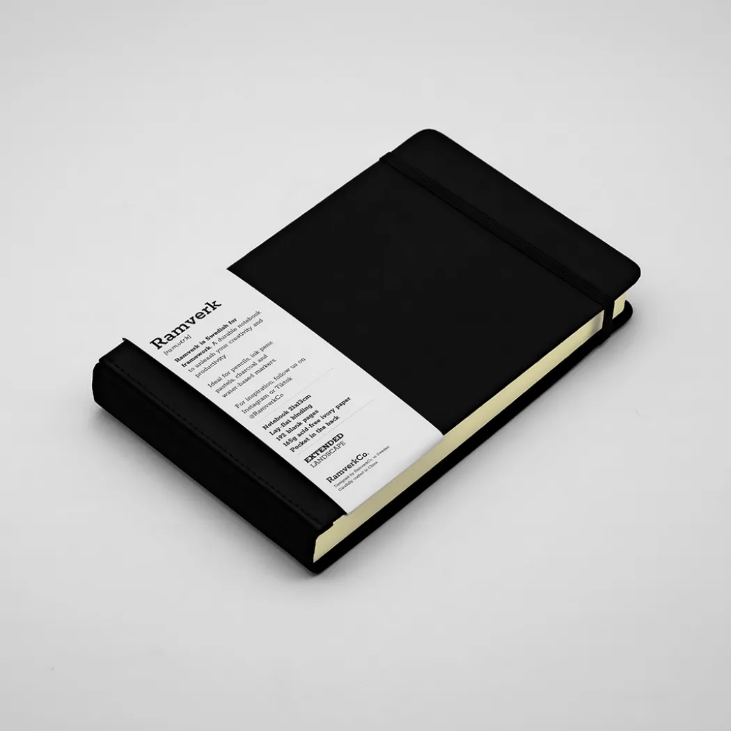Extended Black Sketchbook Landscape