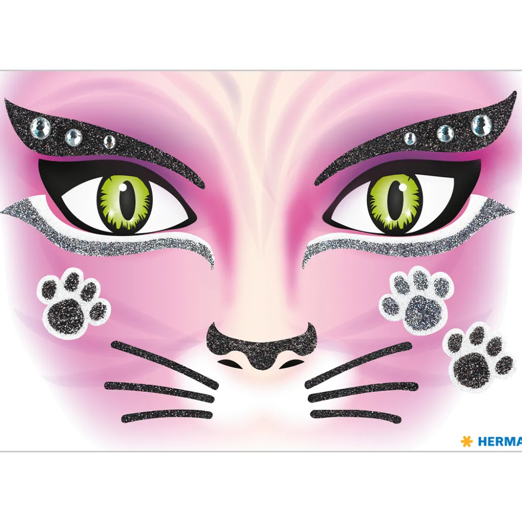 Face Art Ansiktsstickers Katt