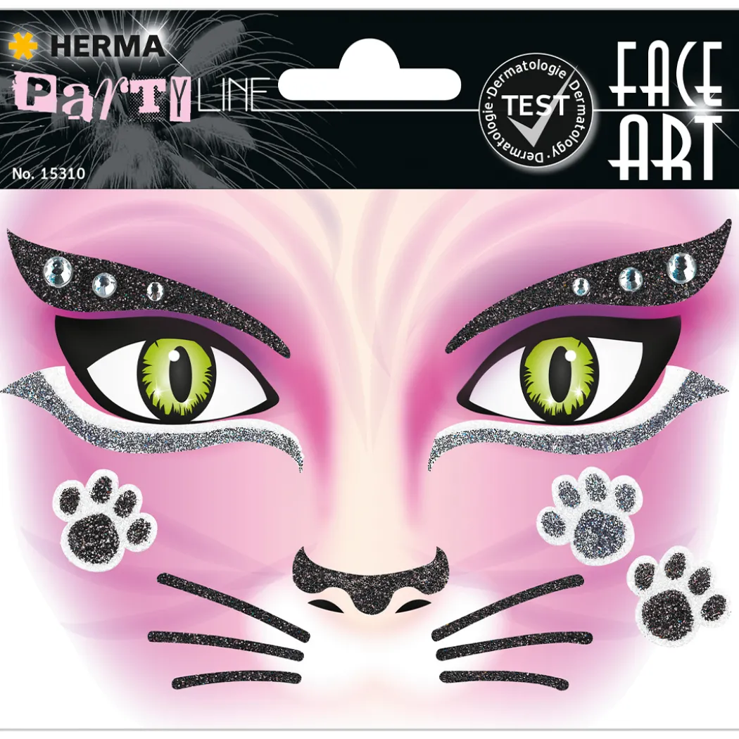 Face Art Ansiktsstickers Katt