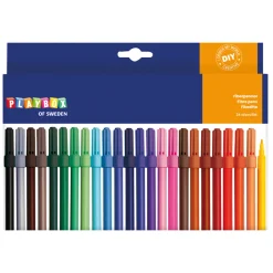 Fiberpennor Smal 24-set