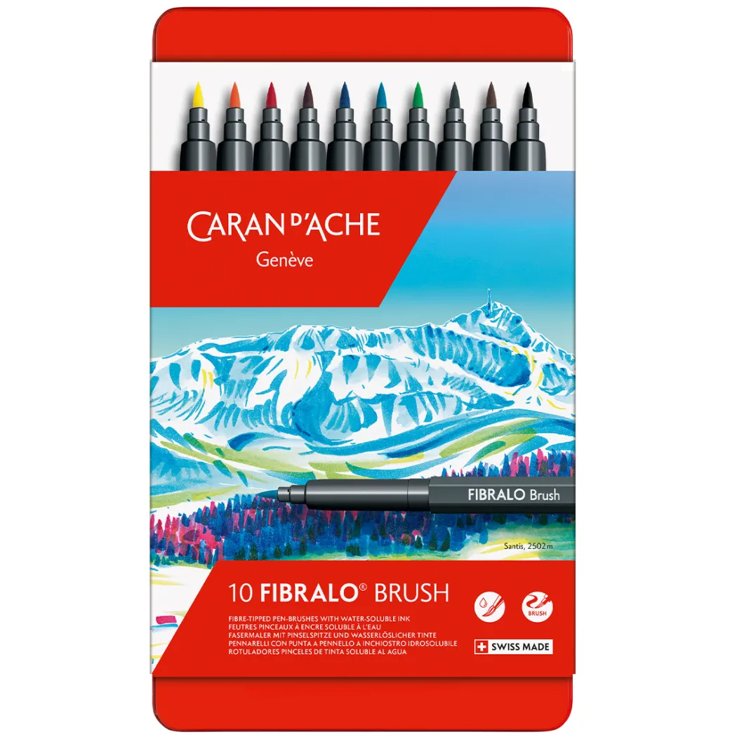 Fibralo Penselpennor 10-set