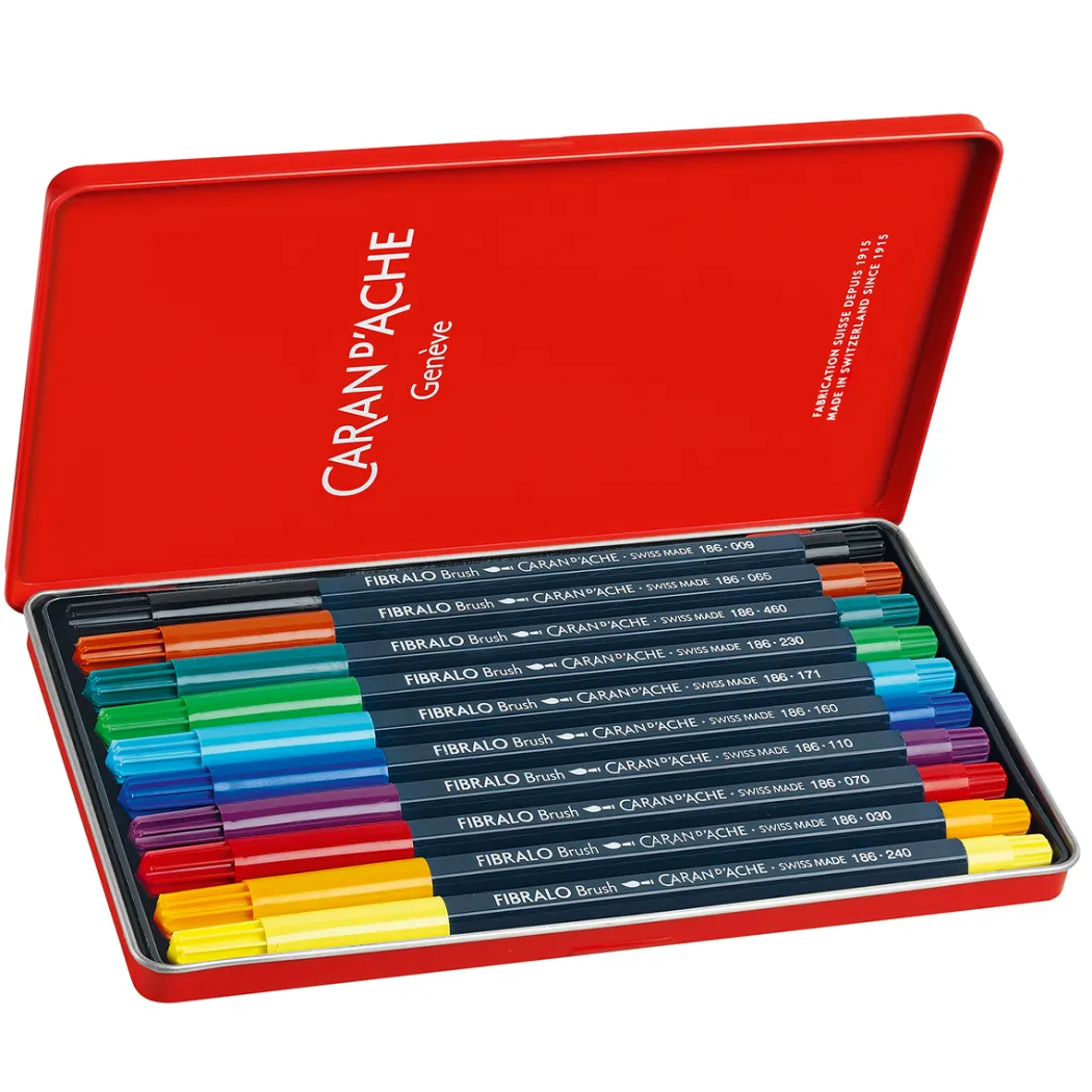 Fibralo Penselpennor 10-set