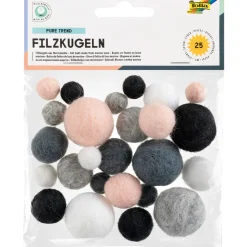 Filtkulor Trend 25-pack