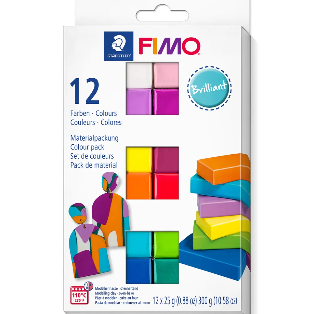 FIMO Soft Modellera 12 x 25 g Brilliant colours