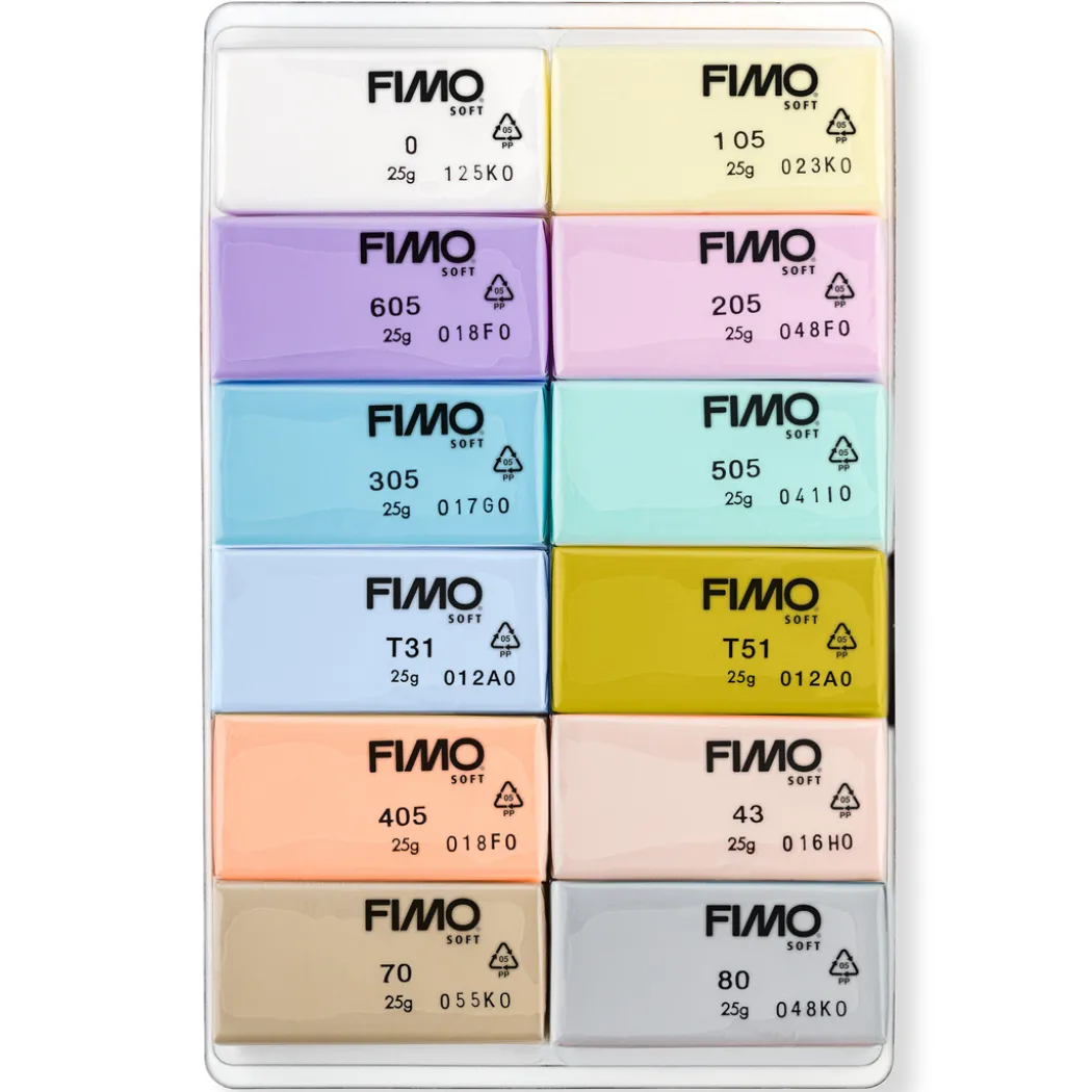 FIMO Soft Modellera 12 x 25 g Pastel colours