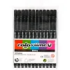 Fineliner Black 12-set