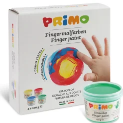 Fingerfärg Basic-set 4x100g