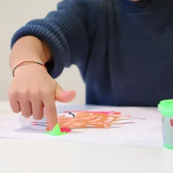 Fingerfärg Fluo-set 6x100g