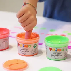 Fingerfärg Fluo-set 6x100g