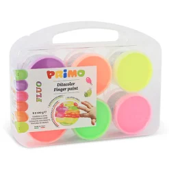 Fingerfärg Fluo-set 6x100g