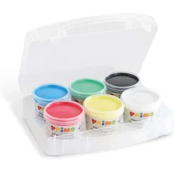 Fingerfärg för textil Basic-set 6x100g