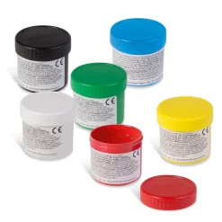 Fingerfärg 50g 6-set