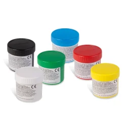 Fingerfärg 50g 6-set