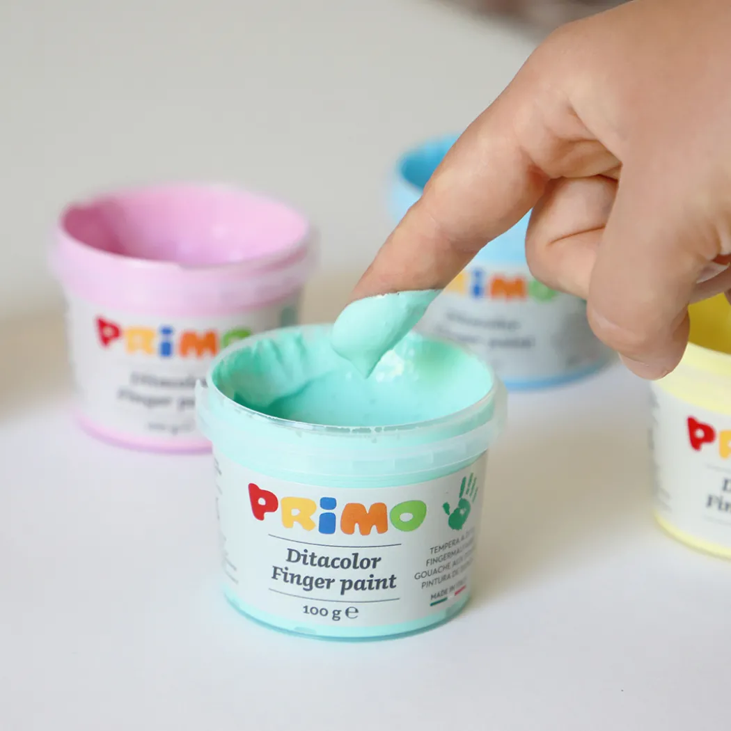 Fingerfärg Pastell-set 6x100g