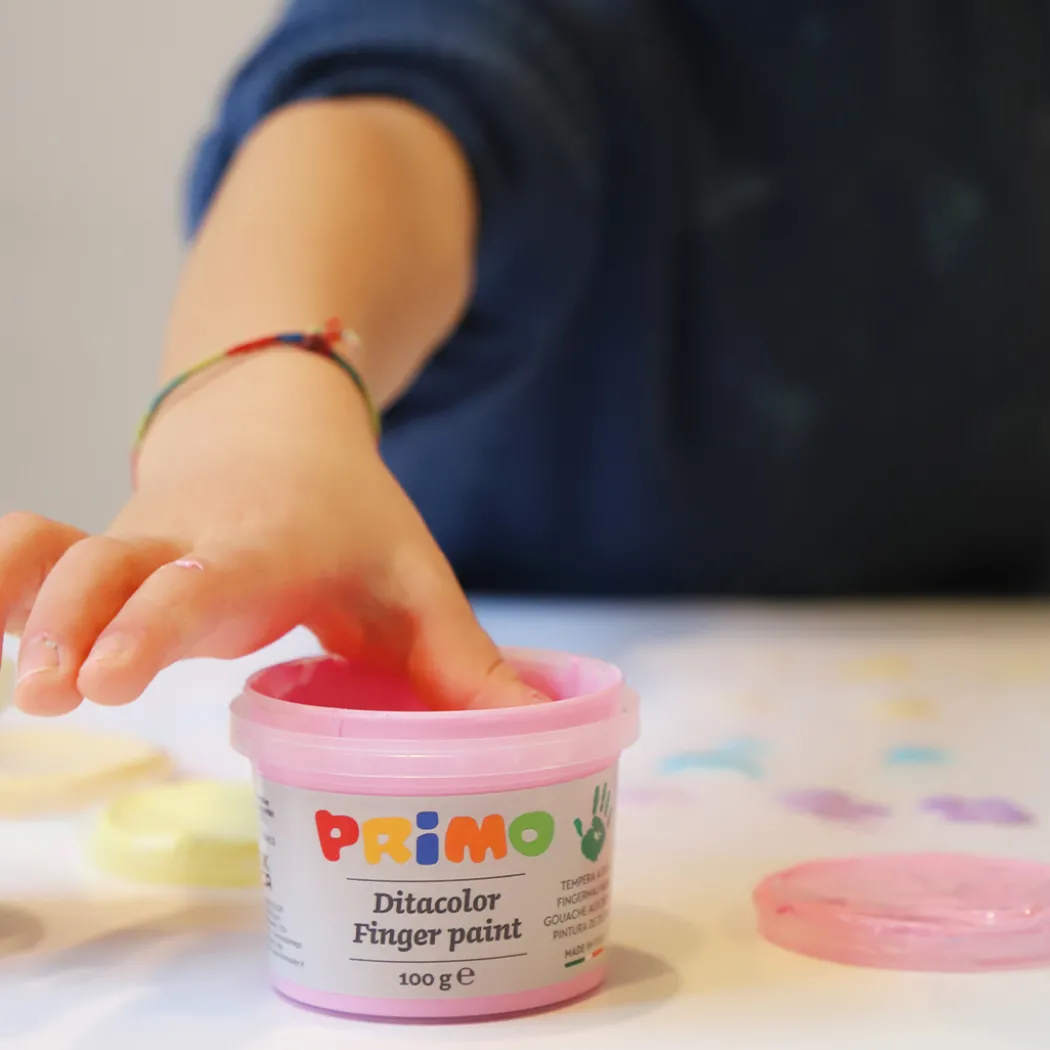 Fingerfärg Pastell-set 6x100g