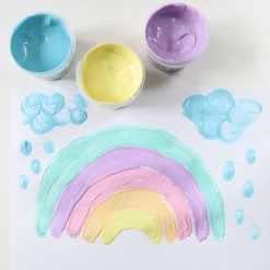 Fingerfärg Pastell-set 6x100g