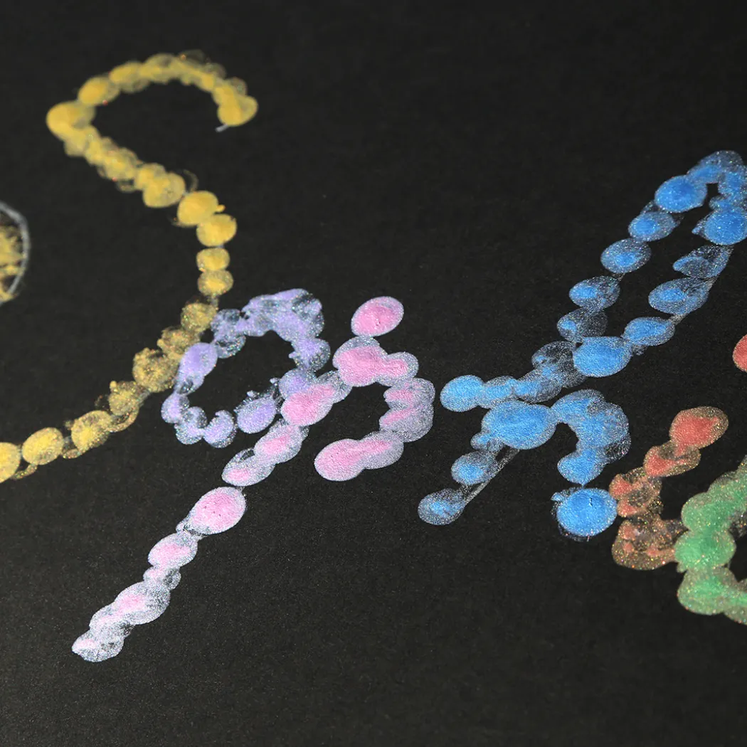 Fingerfärg Pearlescent-set 6x100g