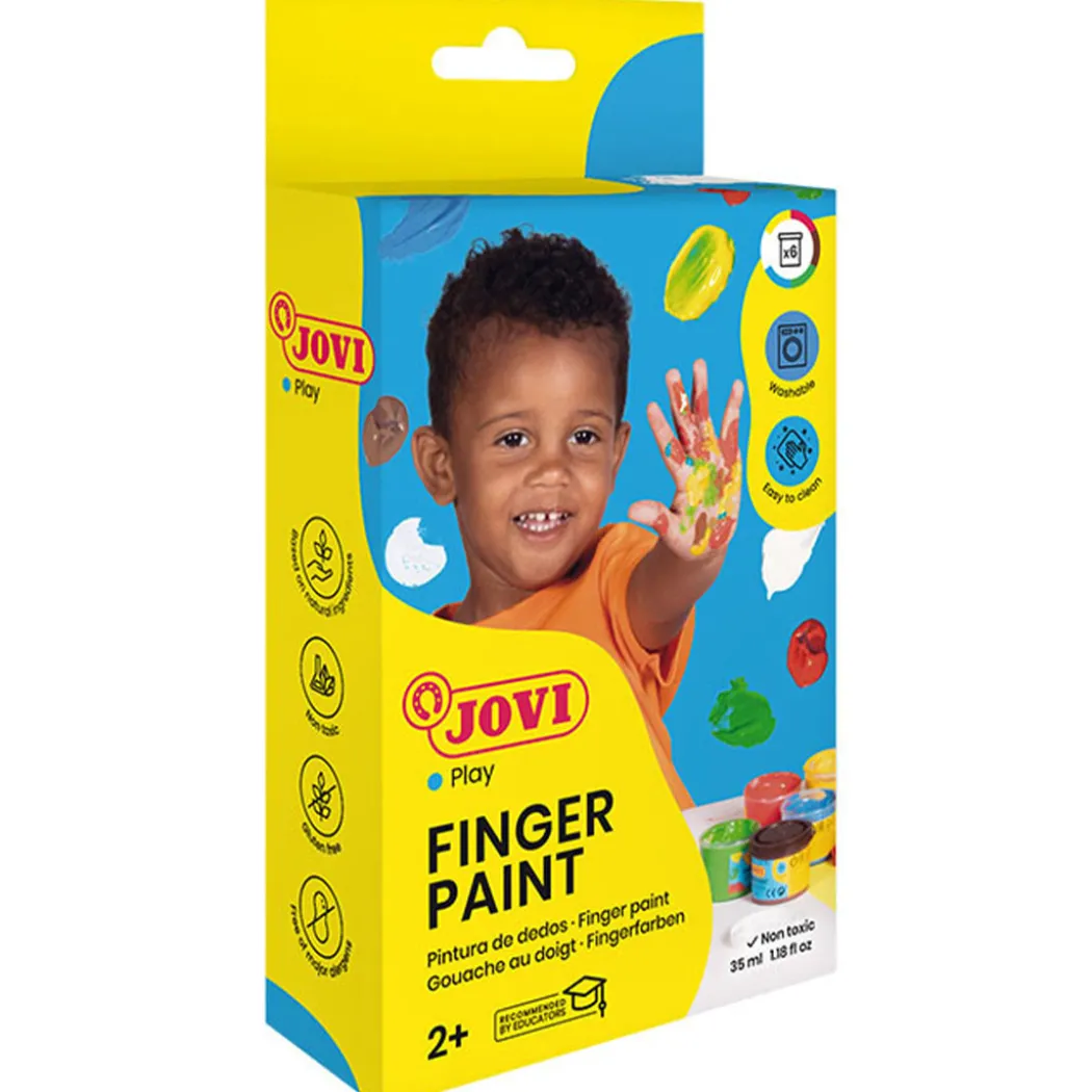 Fingerfärg 6x35 ml Basfärger (2 år+)