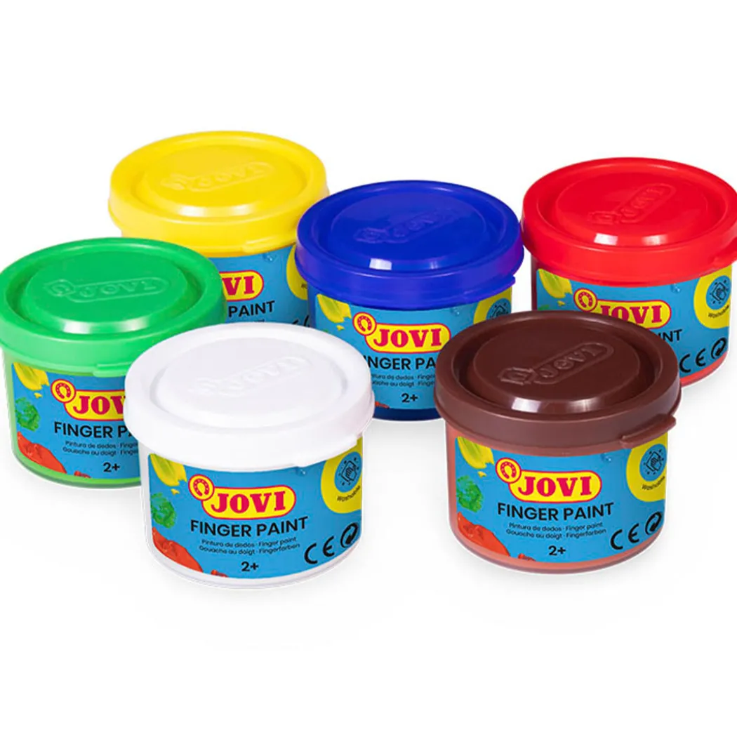 Fingerfärg 6x35 ml Basfärger (2 år+)