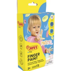 Fingerfärg 6x35 ml Pastellfärger (2 år+)