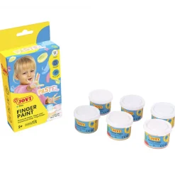 Fingerfärg 6x35 ml Pastellfärger (2 år+)